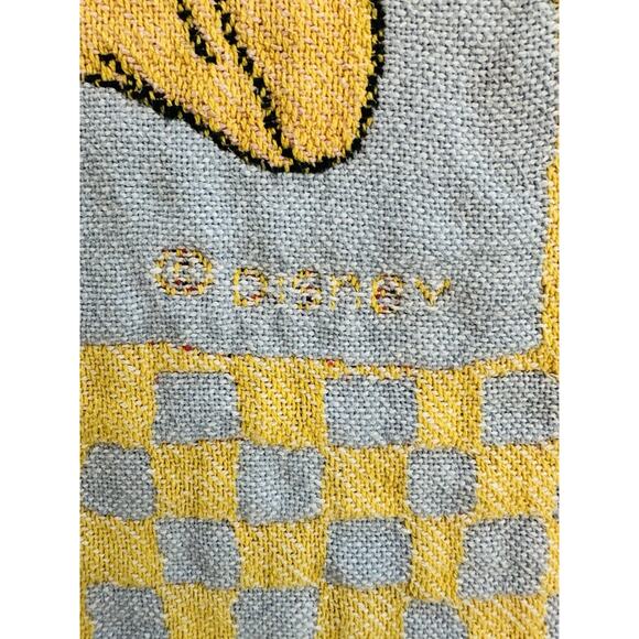 Vintage Disney Winnie The Pooh With Balloon Tapestry Blanket 42”x30” 1990s Throw - Picture 4 of 6